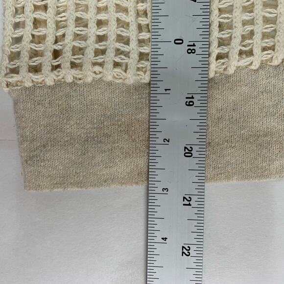 Isabel Marant L Womens 100% Cotton Elise Raglan Pullover Knit Sweater *flaw - Picture 8 of 10